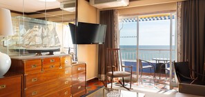 Suite, Balcony, Sea View | 1 bedroom, minibar, in-room safe, blackout drapes