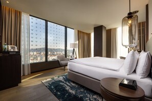 Camera Club, 1 letto king, accesso al Club Lounge (High Floor) | 1 camera, biancheria in cotone egiziano