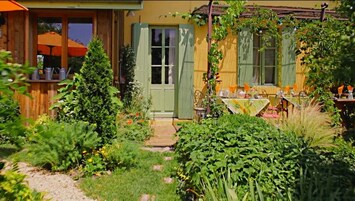 Facade sud de la Maison Au Jardin 
