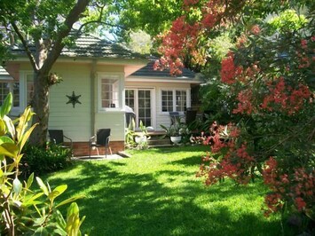 This relaxing garden space is yours to enjoy
